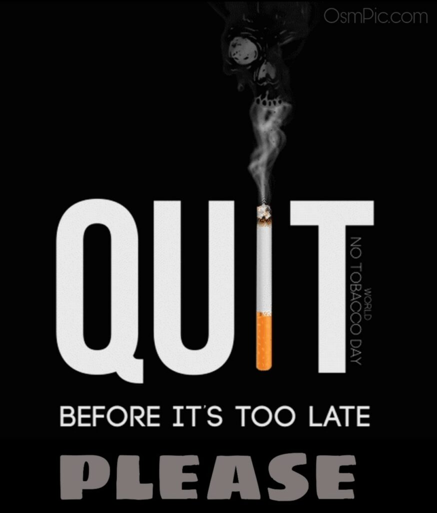Quit cigarettes please image 