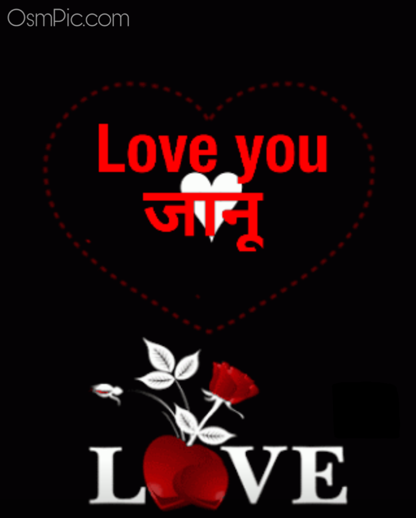 I love you janu hindi images quotes pics 