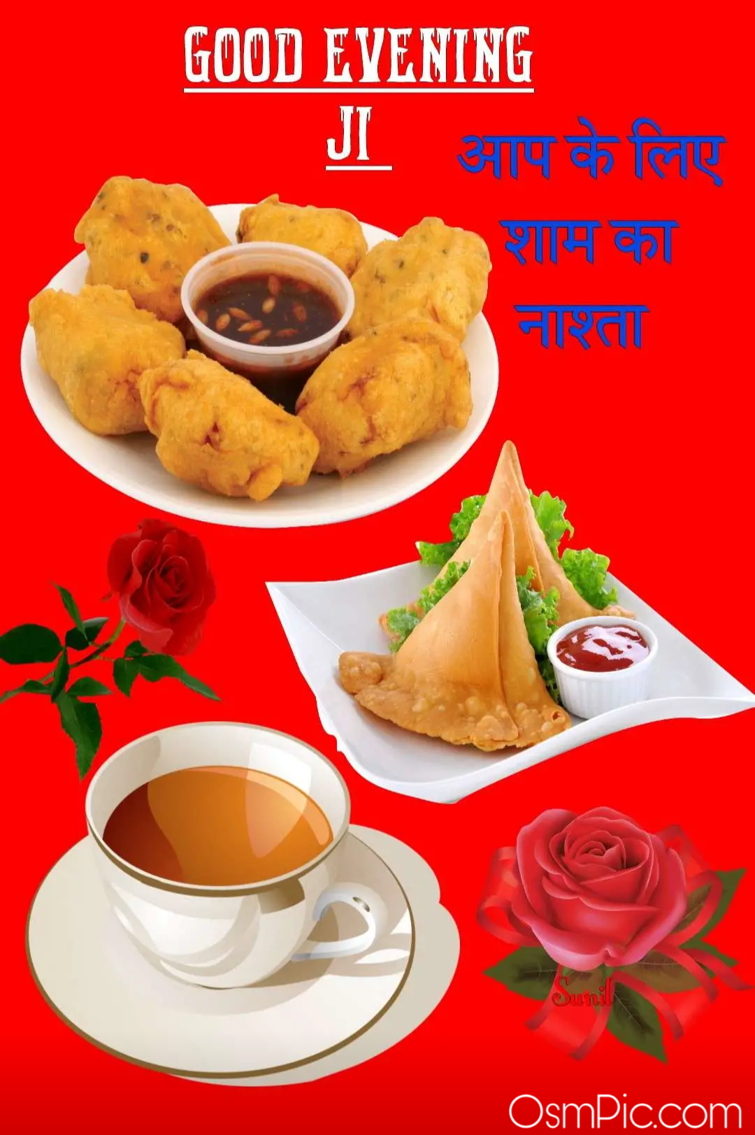 Latest Good Evening Hindi Images Wishes Love Shayari Download