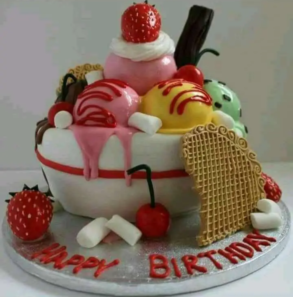 Unique happy birthday cake pic 