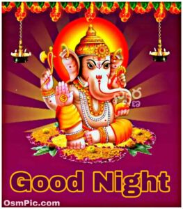 Latest Good Night Ganpati Images Picture Photos Wallpers Download